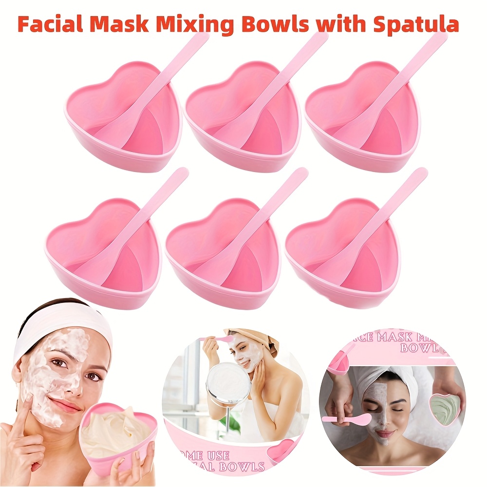 وعاء خلط قناع الوجه على شكل قل - مراجعة Skincare Indonesia وسعره