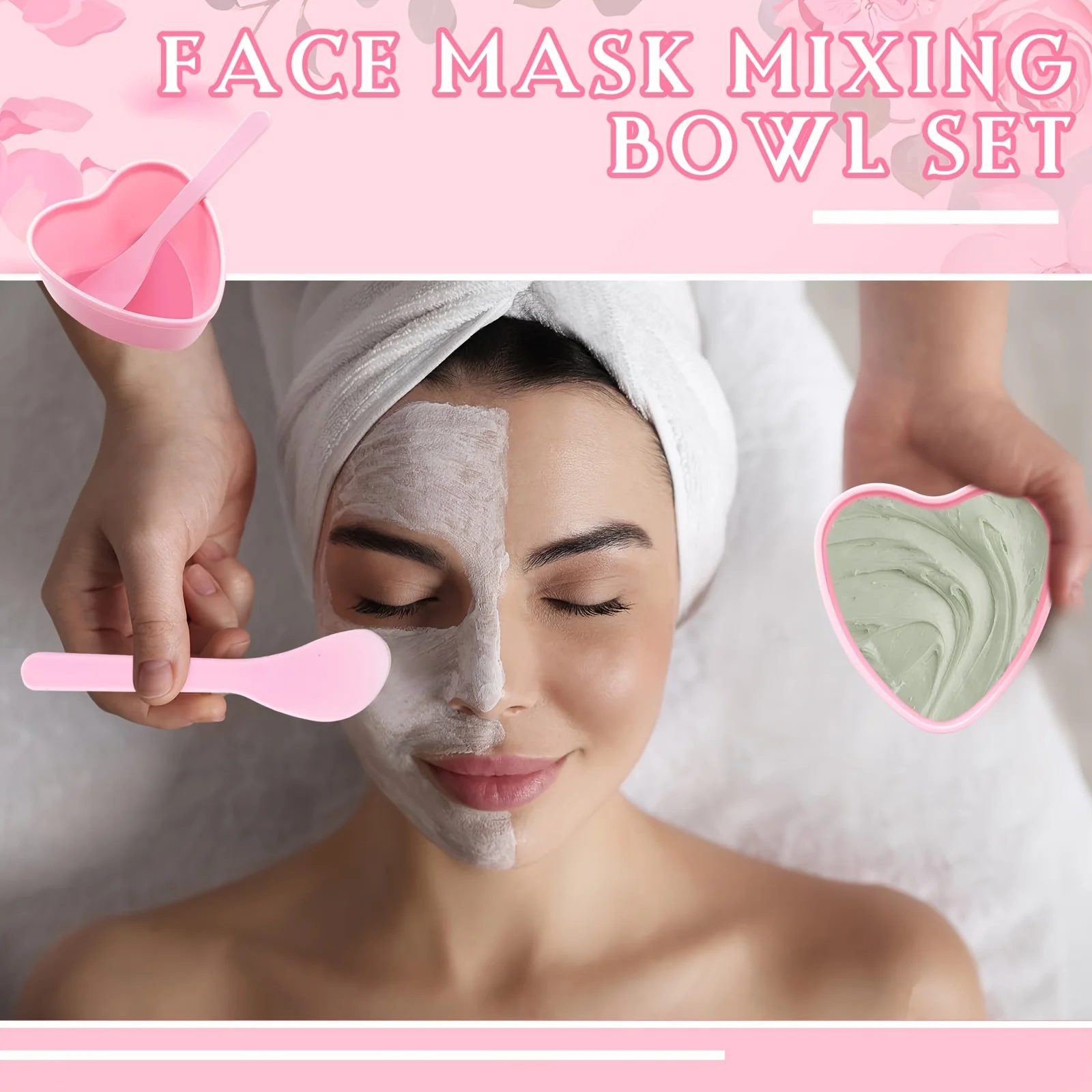 وعاء خلط قناع الوجه على شكل قل - مراجعة Skincare Indonesia وسعره