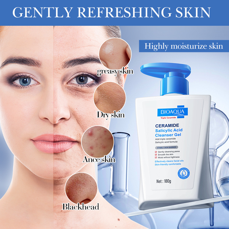 جل تنظيف بالسيراميد وحمض السال - مراجعة Salicylic Acid Cleanser وسعره