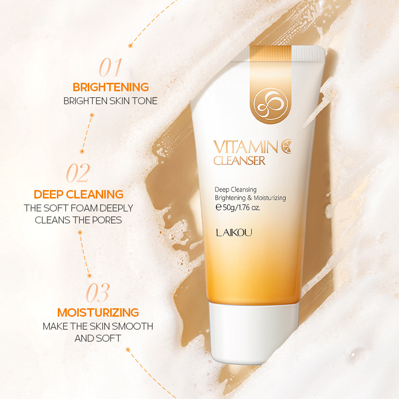 LAIKOU 50 جرام فيتامين C منظف  - مراجعة Salicylic Acid Cleanser وسعره
