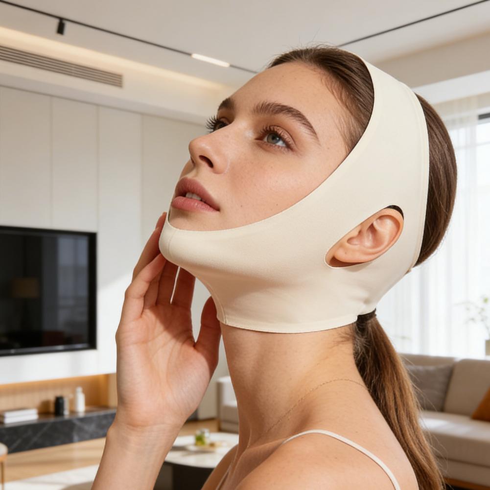 قناع تنحيف الوجه، حزام رفع الو - مراجعة Skincare Indonesia وسعره