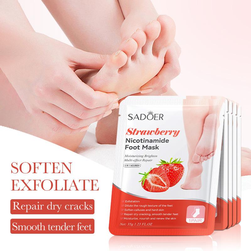 زوج واحد من أقنعة القدم من ساد - مراجعة Skincare Indonesia وسعره